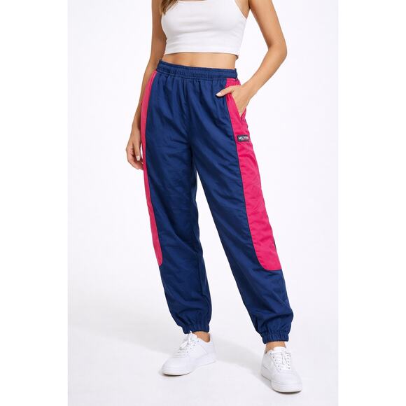 Madhappy LORA Colorblock Warm-Up Joggers Pink Blue Size Medium